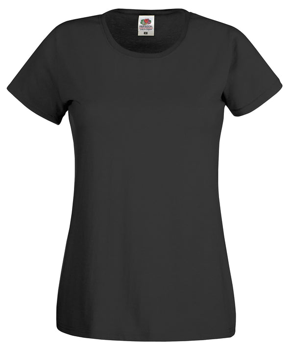 Fruit of the Loom SS060 Women's original T — Black