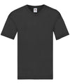 Fruit of the Loom SS068 Original v-neck T — Black