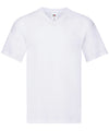 Fruit of the Loom SS068 Original v-neck T — White