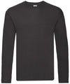 Fruit of the Loom SS069 Original long sleeve T — Black