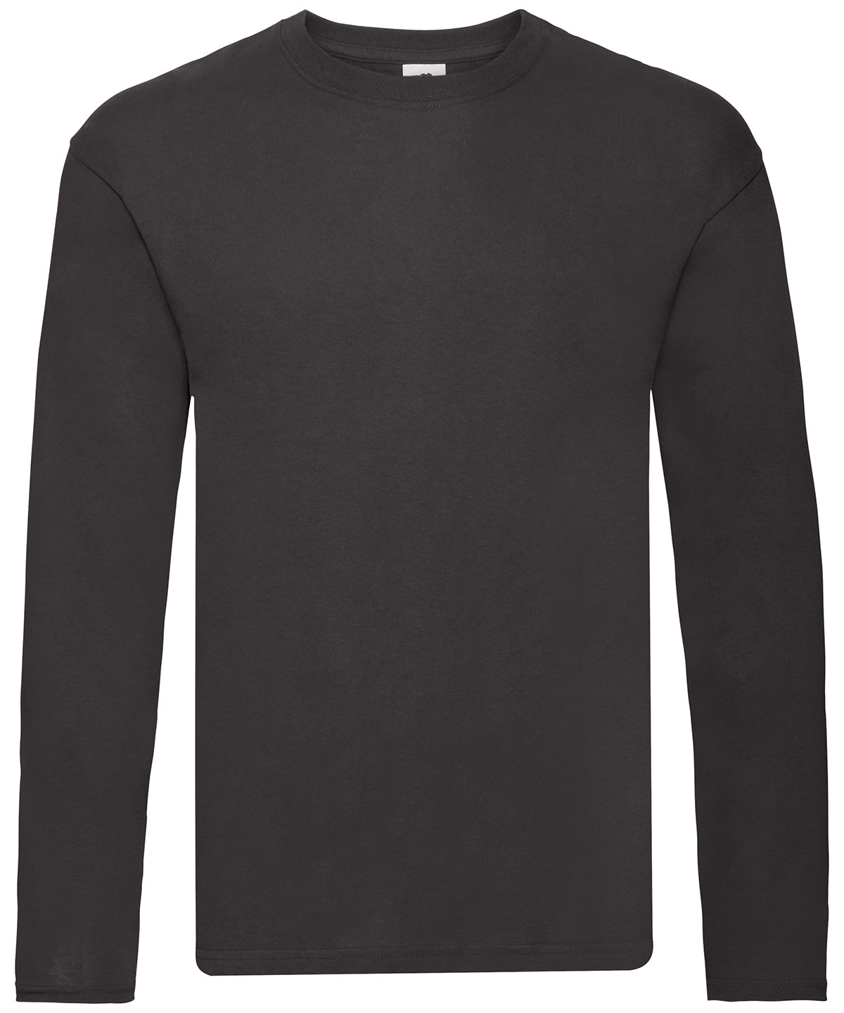 Fruit of the Loom SS069 Original long sleeve T — Black