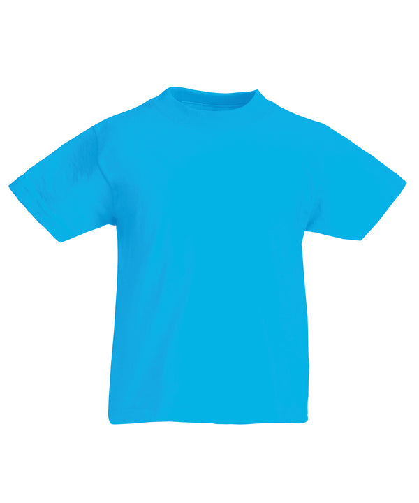 Fruit of the Loom SS088 Kids original T — Azure Blue