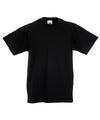 Fruit of the Loom SS088 Kids original T — Black