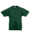 Fruit of the Loom SS088 Kids original T — Bottle Green