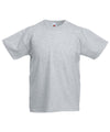 Fruit of the Loom SS088 Kids original T — Heather Grey