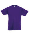Fruit of the Loom SS088 Kids original T — Purple