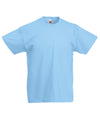 Fruit of the Loom SS088 Kids original T — Sky Blue