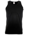 Fruit of the Loom SS100 Valueweight athletic vest — Black