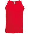 Fruit of the Loom SS100 Valueweight athletic vest — Red