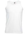 Fruit of the Loom SS100 Valueweight athletic vest — White