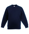 Fruit of the Loom SS201 Kids classic set-in sweatshirt — Deep Navy