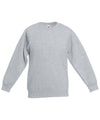 Fruit of the Loom SS201 Kids classic set-in sweatshirt — Heather Grey
