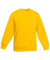 Fruit of the Loom SS201 Kids classic set-in sweatshirt — Sunflower