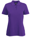 Fruit of the Loom SS212 Women's 65/35 polo — Purple