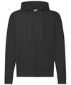 Fruit of the Loom SS222 Classic 80/20 hooded sweatshirt jacket — Black