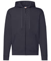 Fruit of the Loom SS222 Classic 80/20 hooded sweatshirt jacket — Deep Navy