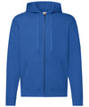 Fruit of the Loom SS222 Classic 80/20 hooded sweatshirt jacket — Royal Blue