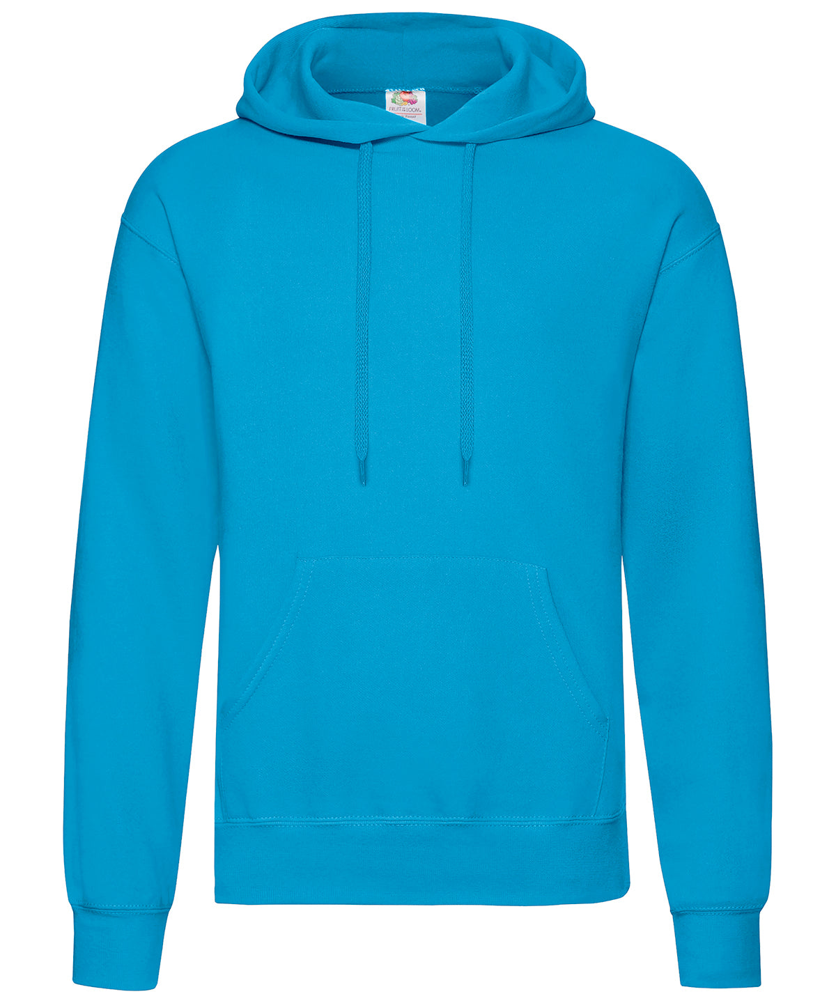 Fruit of the Loom SS224 Classic 80/20 hooded sweatshirt — Azure Blue