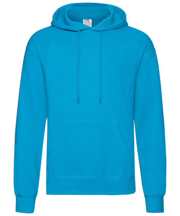 Fruit of the Loom SS224 Classic 80/20 hooded sweatshirt — Azure Blue