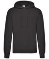 Fruit of the Loom SS224 Classic 80/20 hooded sweatshirt — Black