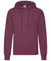 Fruit of the Loom SS224 Classic 80/20 hooded sweatshirt — Burgundy