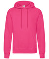 Fruit of the Loom SS224 Classic 80/20 hooded sweatshirt — Fuchsia