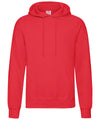 Fruit of the Loom SS224 Classic 80/20 hooded sweatshirt — Red