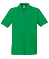 Fruit of the Loom SS255 Premium polo — Kelly Green