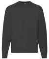 Fruit of the Loom SS270 Classic 80/20 raglan sweatshirt — Black