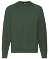 Fruit of the Loom SS270 Classic 80/20 raglan sweatshirt — Bottle Green