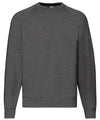 Fruit of the Loom SS270 Classic 80/20 raglan sweatshirt — Dark Heather Grey