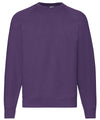 Fruit of the Loom SS270 Classic 80/20 raglan sweatshirt — Purple