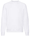 Fruit of the Loom SS270 Classic 80/20 raglan sweatshirt — White