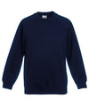 Fruit of the Loom SS271 Kids classic raglan sweatshirt — Deep Navy