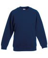 Fruit of the Loom SS271 Kids classic raglan sweatshirt — Navy