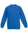 Fruit of the Loom SS271 Kids classic raglan sweatshirt — Royal Blue