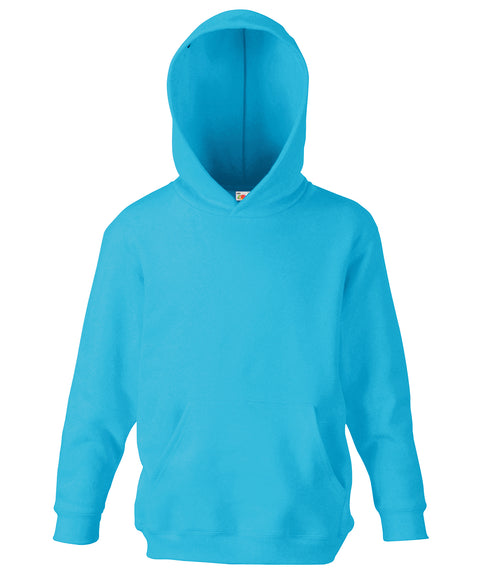 Fruit of the Loom SS273 Kids classic hooded sweatshirt — Azure Blue