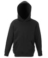 Fruit of the Loom SS273 Kids classic hooded sweatshirt — Black