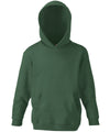 Fruit of the Loom SS273 Kids classic hooded sweatshirt — Bottle Green