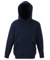Fruit of the Loom SS273 Kids classic hooded sweatshirt — Deep Navy