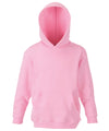 Fruit of the Loom SS273 Kids classic hooded sweatshirt — Light Pink