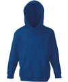 Fruit of the Loom SS273 Kids classic hooded sweatshirt — Navy
