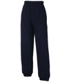 Fruit of the Loom SS323 Kids classic elasticated cuff jog pants — Deep Navy