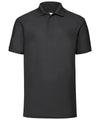 Fruit of the Loom SS402 65/35 Polo — Black