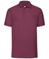 Fruit of the Loom SS402 65/35 Polo — Burgundy