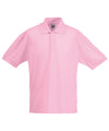 Fruit of the Loom SS417 Kids 65/35 piqué polo — Light Pink