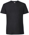 Fruit of the Loom SS422 Iconic 195 ringspun premium T — Black
