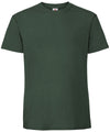 Fruit of the Loom SS422 Iconic 195 ringspun premium T — Bottle Green