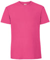 Fruit of the Loom SS422 Iconic 195 ringspun premium T — Fuchsia