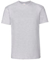 Fruit of the Loom SS422 Iconic 195 ringspun premium T — Heather Grey